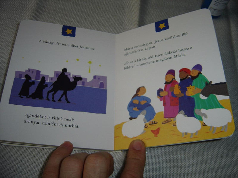 Hungarian Edition of My Very First Bible Board Book, Baby Jesus / Hungarian Children’s Bible 