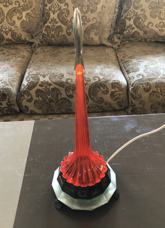 Vintage Soviet Space Rocket Lamp – Cosmos / Cosmonautika (1980s USSR) (SpaceRocketLamp)