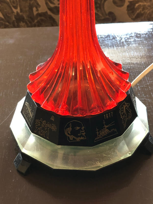 Vintage Soviet Space Rocket Lamp – Cosmos / Cosmonautika (1980s USSR) (SpaceRocketLamp)