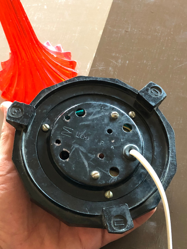 Vintage Soviet Space Rocket Lamp – Cosmos / Cosmonautika (1980s USSR) (SpaceRocketLamp)