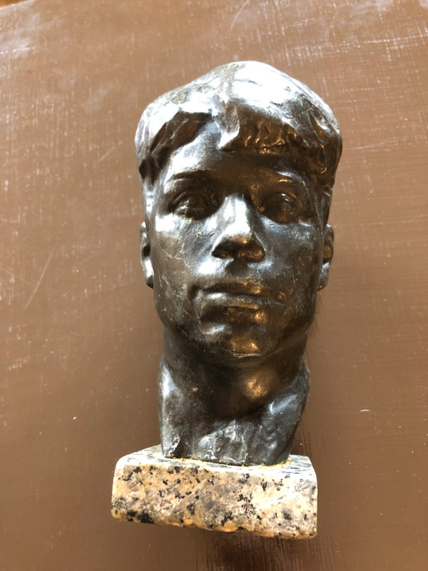 Bust of Sergey Esenin – Marble USSR Era (BustSergeyEsenin)