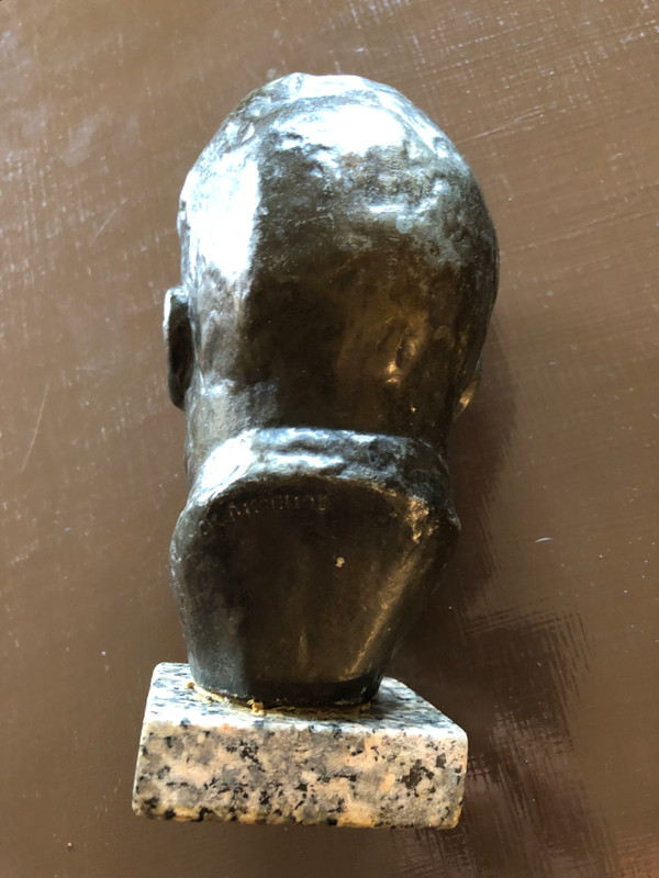 Bust of Sergey Esenin – Marble USSR Era (BustSergeyEsenin)