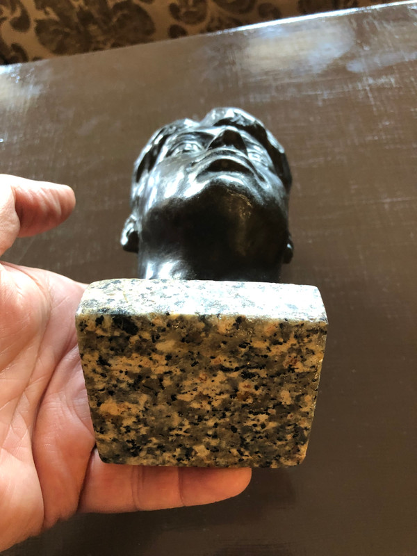 Bust of Sergey Esenin – Marble USSR Era (BustSergeyEsenin)