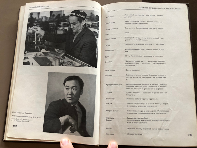 ЗОЛОТОЕ ШИТЬЁ БУХАРЫ / GOLD EMBROIDERY OF BUKHARA / Hardcover (772-81)