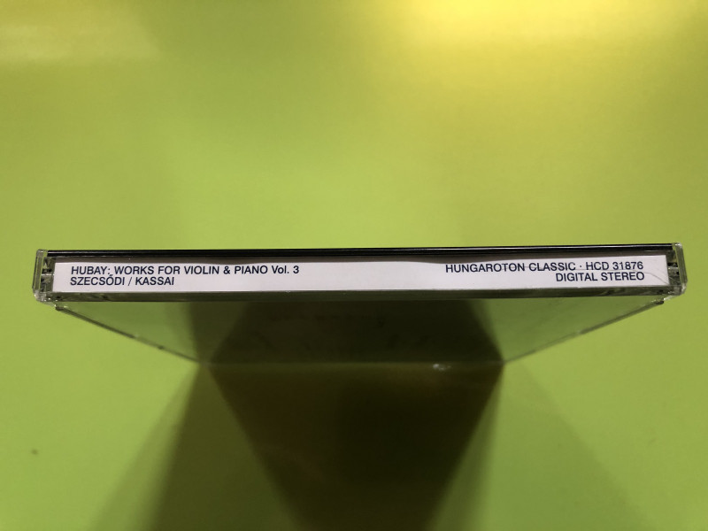 JENŐ HUBAY – Works for Violin and Piano, Vol. 3: The Soul of the Hungarian Violin CD (5991813187628) JENŐ HUBAY – Works for Violin and Piano, Vol. 3: The Soul of the Hungarian Violin CD (5991813187628)