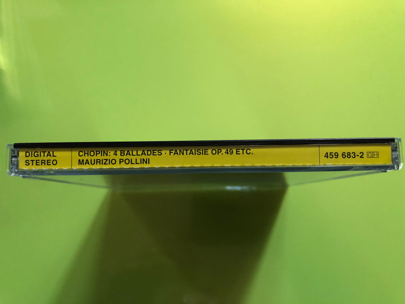 Frédéric Chopin – 4 Ballades, Fantaisie Op.49 & Prélude Op.45 | Maurizio Pollini (Deutsche Grammophon) CD (028945968322)