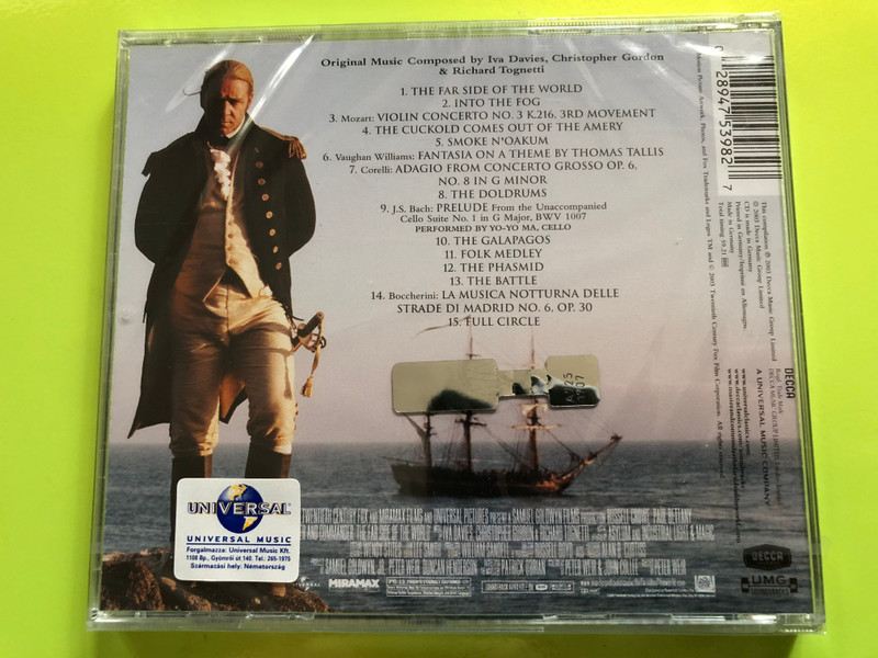Master and Commander: The Far Side of the World – Original Motion Picture Soundtrack CD (028947539827)