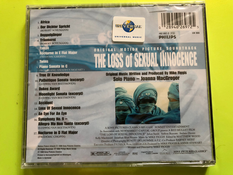 The Loss of Sexual Innocence – Original Motion Picture Soundtrack CD (028946269725)