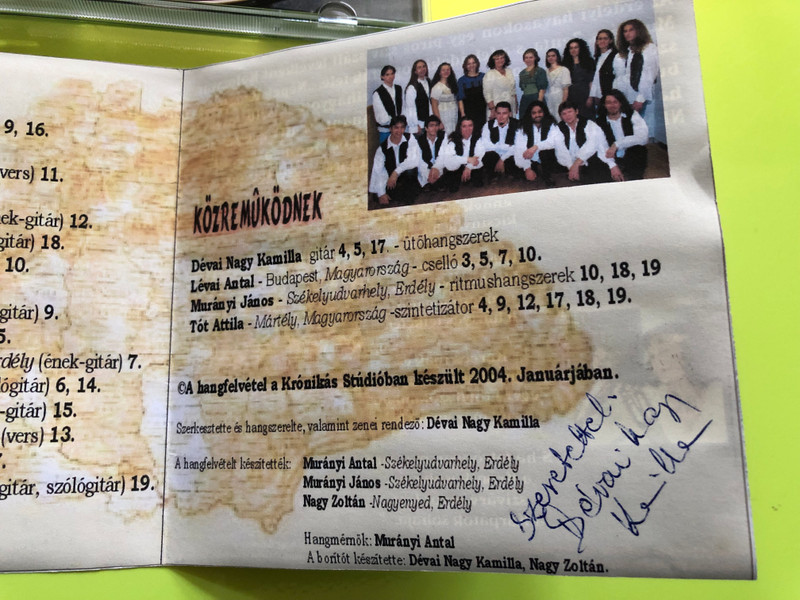 Dévai Nagy Kamilla és Krónikásai – Trianon: Testamentum CD (DévaiNagyKamilla)