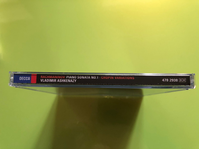 Rachmaninov – Piano Sonata No. 1 in D minor, Op. 28 / Variations on a Theme of Chopin, Op. 22 CD (028947829386)