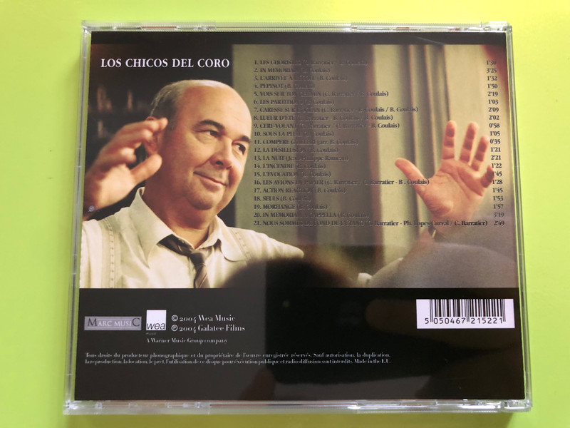 Los Chicos del Coro – Banda Sonora Original (Bruno Coulais, 2004) CD (5050467215221)