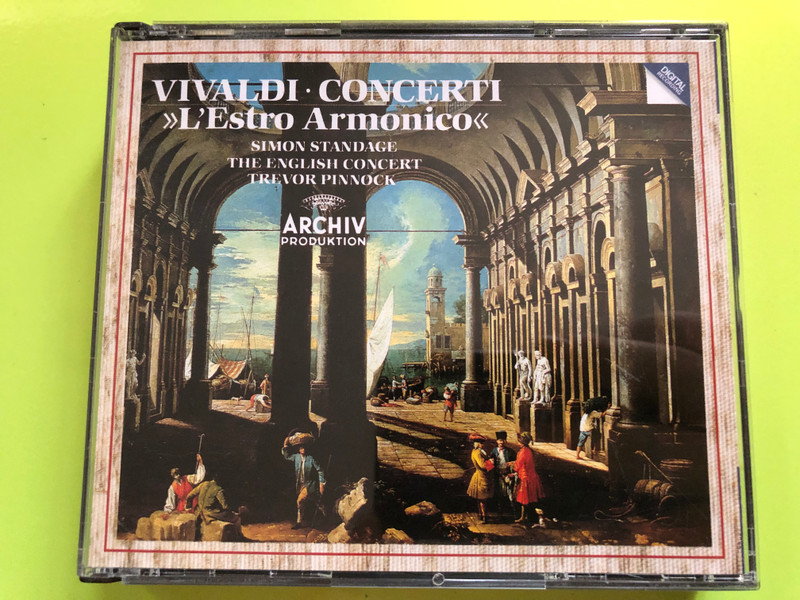 Vivaldi – L’Estro Armonico, Op. 3 (2-CD) | Simon Standage, The English Concert, Trevor Pinnock (028942309425)