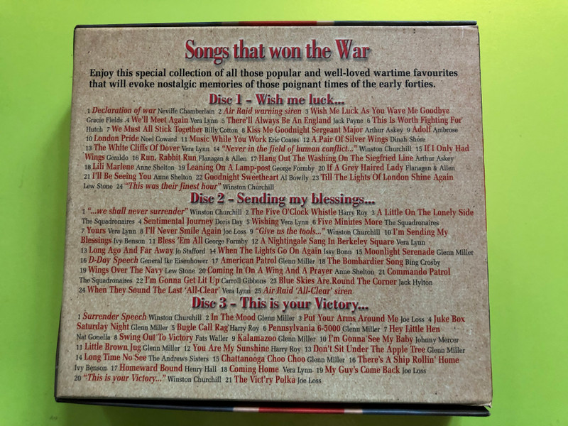 Songs That Won the War (3-CD Set) | Imperial War Museum Collection (803412232928)