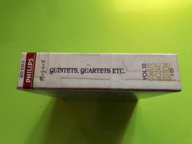 Mozart – Quintets, Quartets, etc. (Strings and Wind) | Philips Complete Mozart Edition Vol. 10 (3-CD Set) (028942251021)