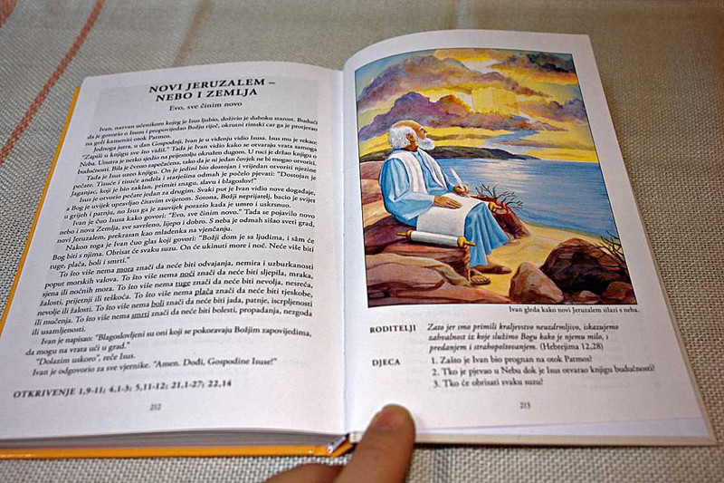 Croatian Children's Bible / 101 Favorite Stories from the Bible, by Ura Miller