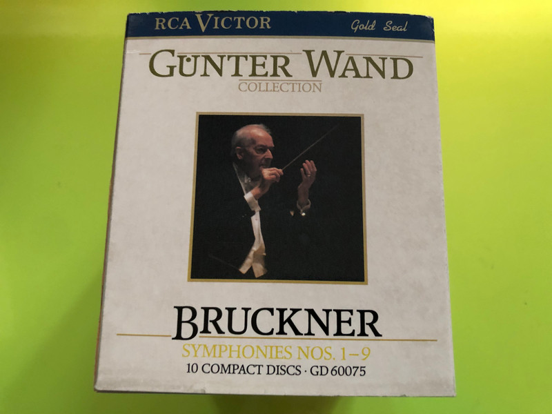 Anton Bruckner: Symphonies Nos. 1–9 – Günter Wand Collection (RCA Victor Gold Seal, 10CD Box Set) (0035626007522)