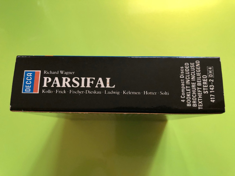 Georg Solti - Richard Wagner’s Parsifal / Wiener Philharmoniker (4CD, Decca ADRM Edition) (028941714329)