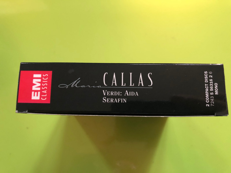 Giuseppe Verdi – Aida (2-CD Set, EMI Classics, Maria Callas, Tullio Serafin) (724355631626)