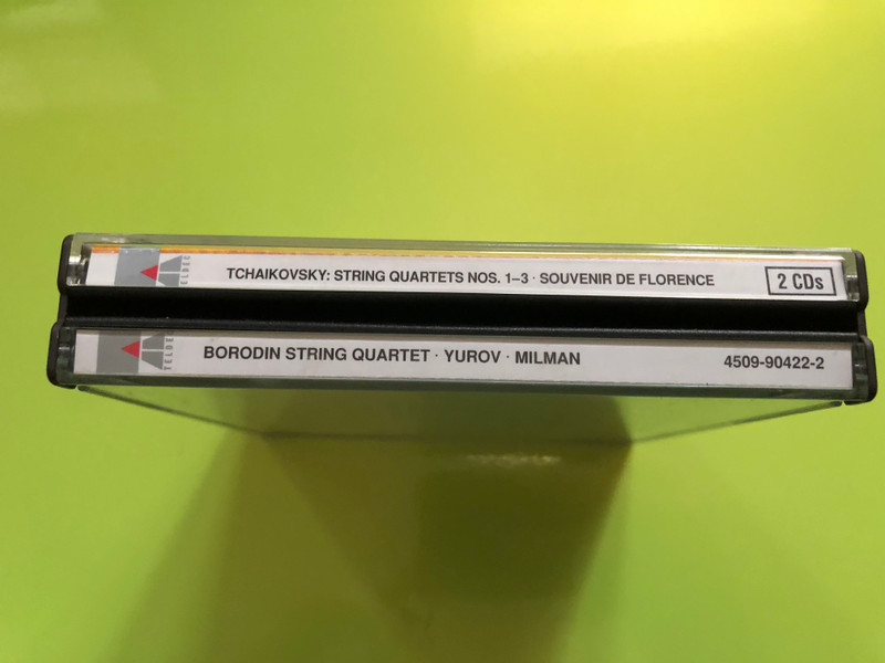 Pyotr Ilyich Tchaikovsky – String Quartets Nos. 1–3 & Souvenir de Florence (Borodin Quartet, Teldec, 2-CD Set) (745099042226)