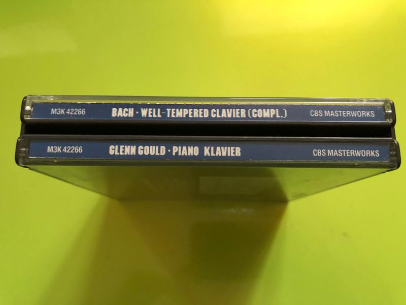 Glenn Gould – J.S. Bach: The Well-Tempered Clavier (Das Wohltemperierte Klavier / Le Clavier Bien Tempéré) CD (5099704226620)