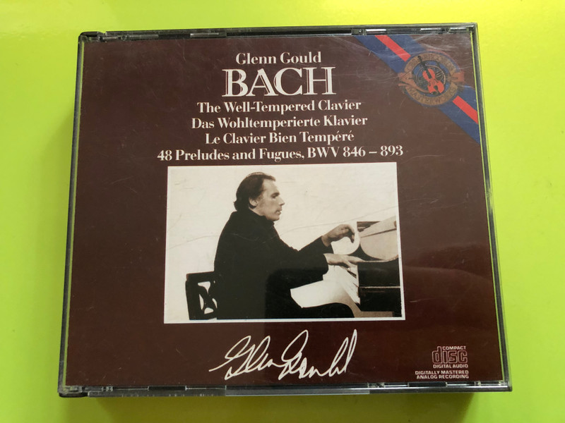 Glenn Gould – J.S. Bach: The Well-Tempered Clavier (Das Wohltemperierte Klavier / Le Clavier Bien Tempéré) CD (5099704226620)