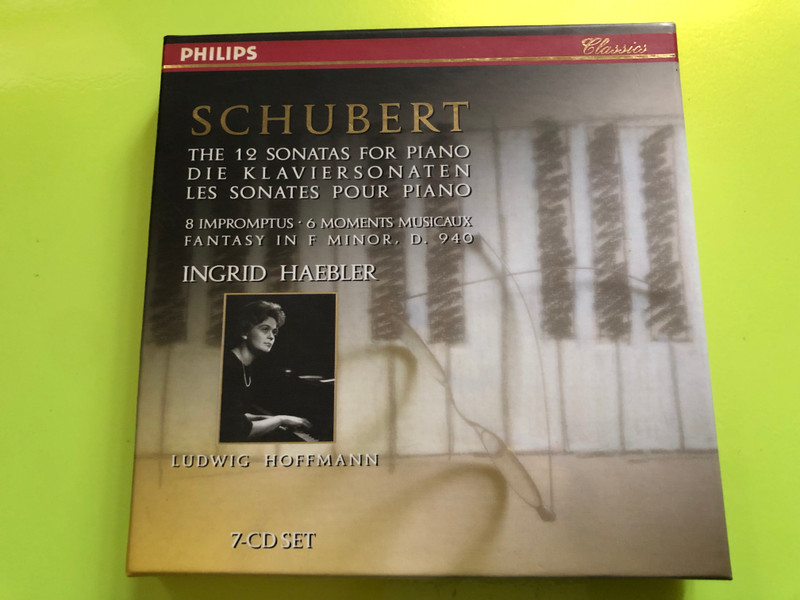 Franz Schubert: The 12 Piano Sonatas – Ingrid Haebler & Ludwig Hoffmann (7-CD Philips Classics Set) (028945636726)