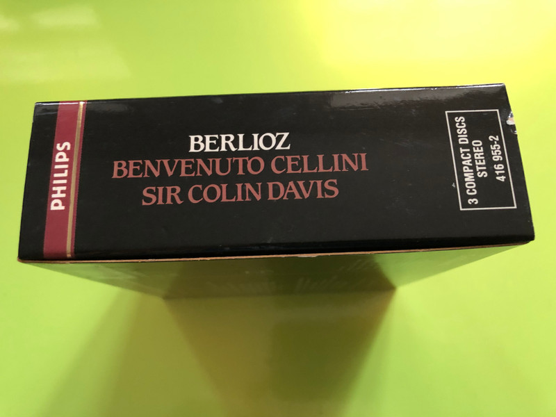 Hector Berlioz: Benvenuto Cellini – Sir Colin Davis (3-CD Philips Classics Set) (028941695529)