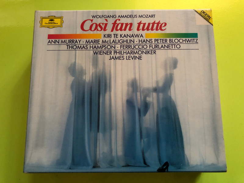 Wolfgang Amadeus Mozart – Così fan tutte (James Levine, Wiener Philharmoniker, 3 Compact Discs) (028942389723)