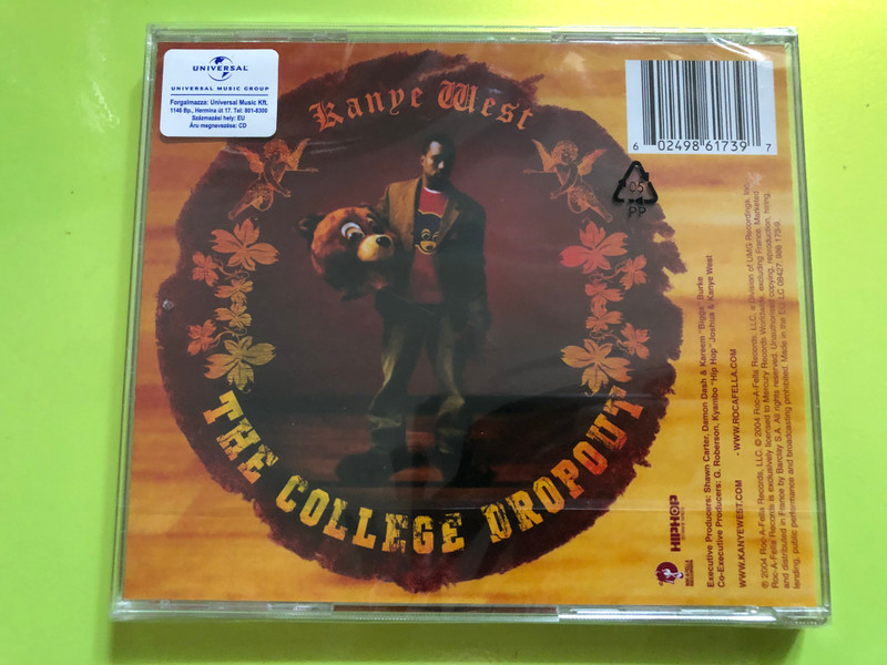 Kanye West – The College Dropout (Explicit Edition, Roc-A-Fella / Universal Music Group) CD (602498617397.)