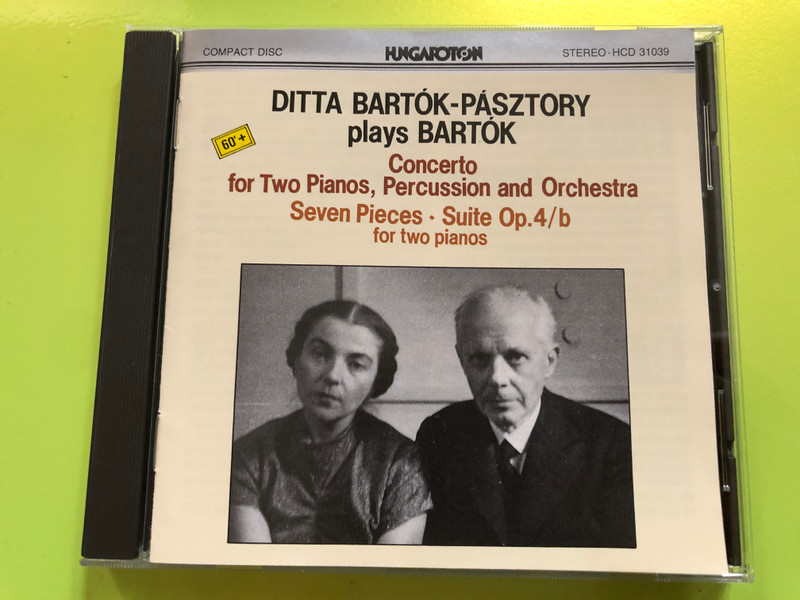 Ditta Bartók-Pásztory Plays Bartók (CD) (HCD 31039)