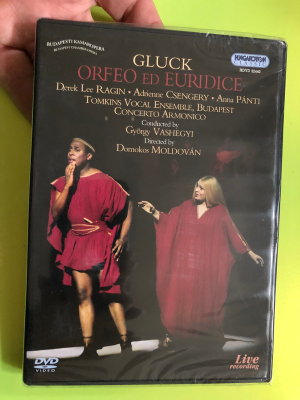 Gluck: Orfeo ed Euridice – A Hungarian Chamber Opera Revival (DVD, Hungaroton Classic) (5991813244055)