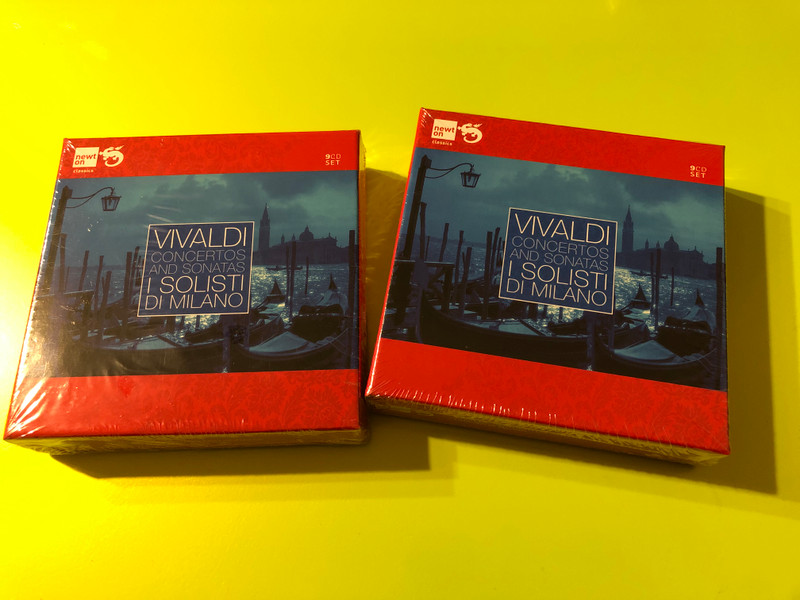 Vivaldi: Concertos and Sonatas – I Solisti di Milano / Angelo Ephrikian (Newton Classics 9CD Box Set) (8718247711093)