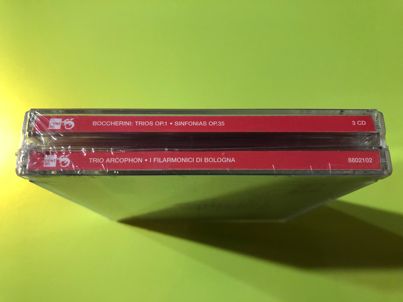 Boccherini: String Trios Op.1 & Symphonies Op.35 – Trio Arcophon / I Filarmonici di Bologna (Newton Classics 3CD Set) (8718247711024)