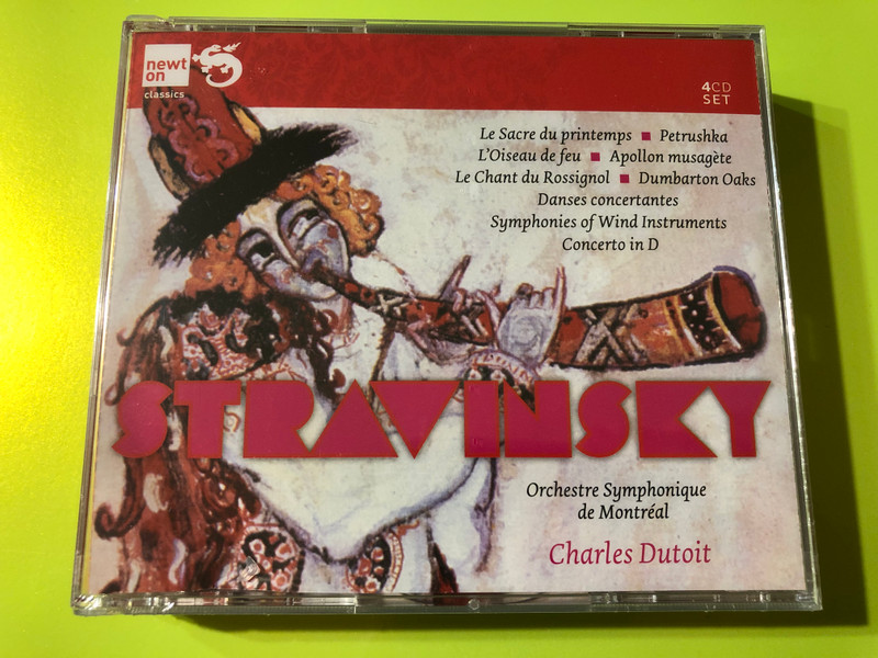 Stravinsky: Orchestre Symphonique de Montréal – Charles Dutoit (4CD Set)
