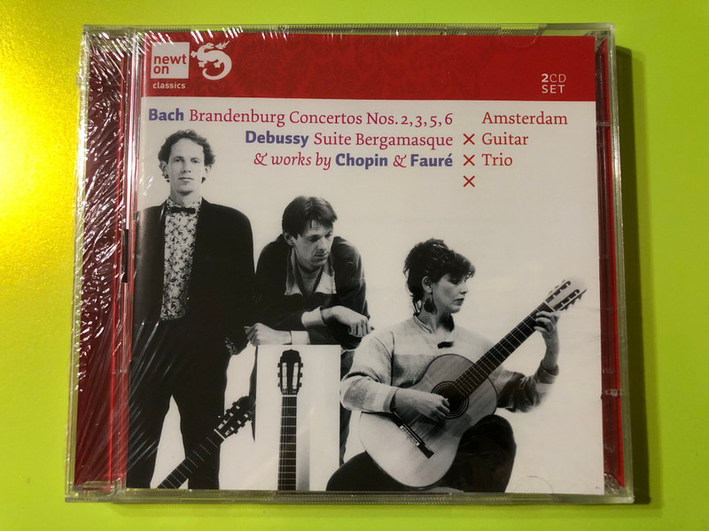 Bach – Chopin – Debussy – Fauré: Arranged for Three Guitars – Amsterdam Guitar Trio 2xCD (8718247710935)