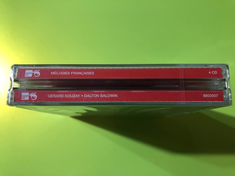 Mélodies Françaises – A French Song Collection – Gérard Souzay · Dalton Baldwin 4xCD (8718247710072)