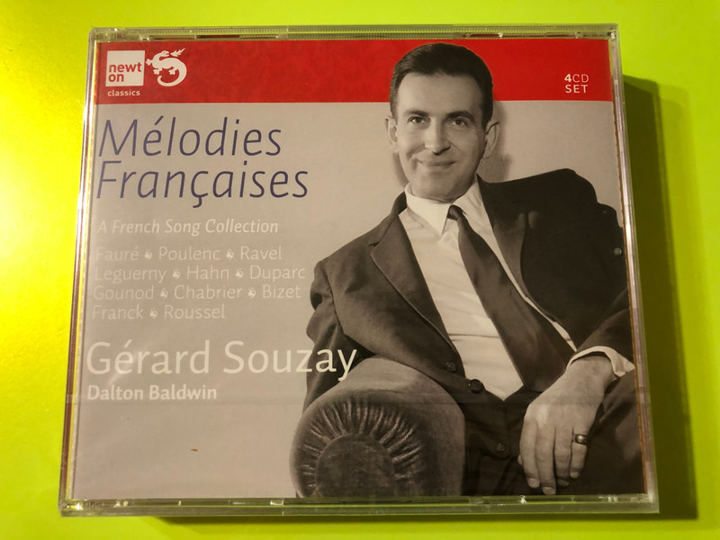 Mélodies Françaises – A French Song Collection – Gérard Souzay · Dalton Baldwin 4xCD (8718247710072)