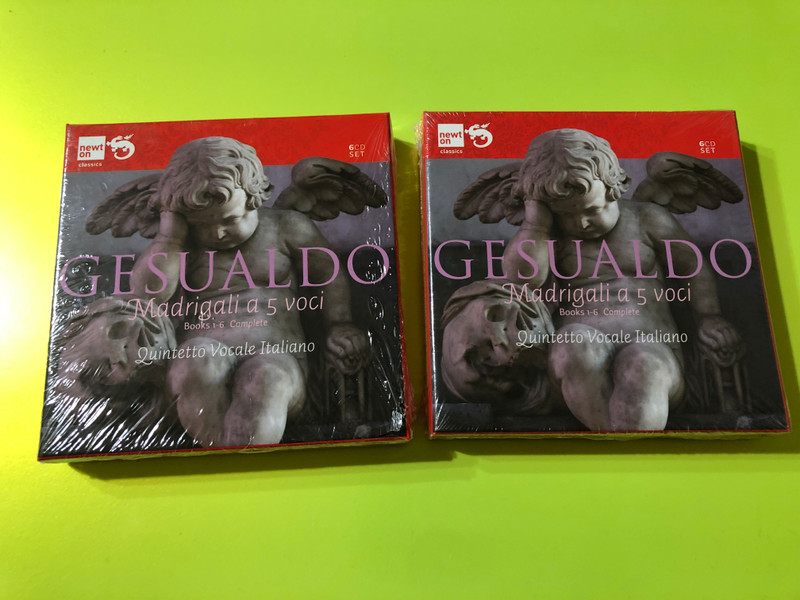Carlo Gesualdo: 6 Books of Madrigals for 5 Voices – Quintetto Vocale Italiano (Newton Classics 8802136, 6CD Box Set) (8718247711369)