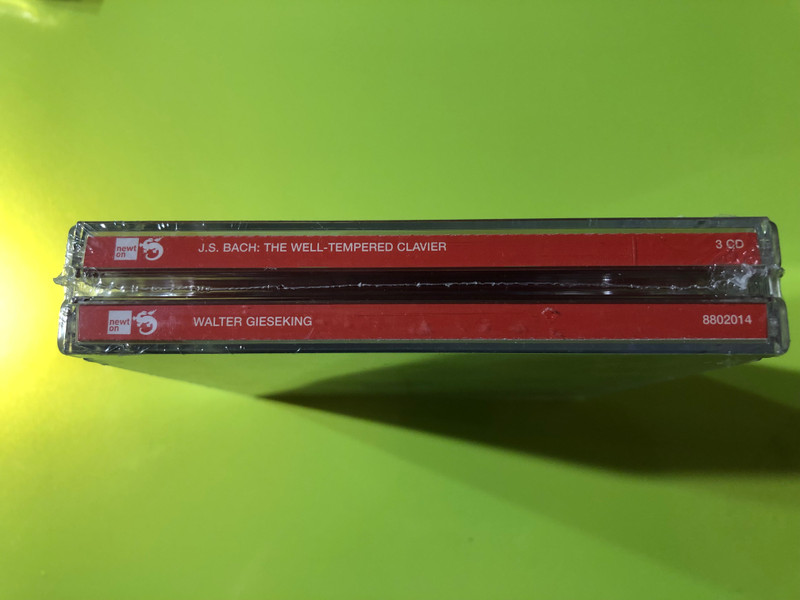 J.S. Bach: The Well-Tempered Clavier, Books I & II – Walter Gieseking (Newton Classics 8802014, 3CD Set) (8718247710140)