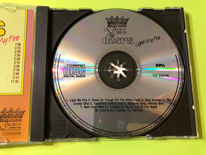 The Doors: Light My Fire — Classic Album CD (CD352036) (CD352036)