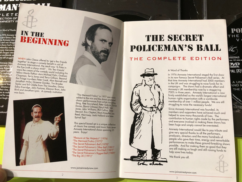 The Secret Policeman’s Ball: The Complete Edition — Amnesty International (DVD Set) (5034741225410)