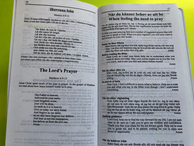 The New Testament – Bilingual English–Swedish Edition (Biblica) (NTSwedish)