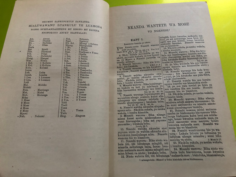 Bibeln på Fioti – The First Bible in Kongo (1905) (BibelnpåFioti)