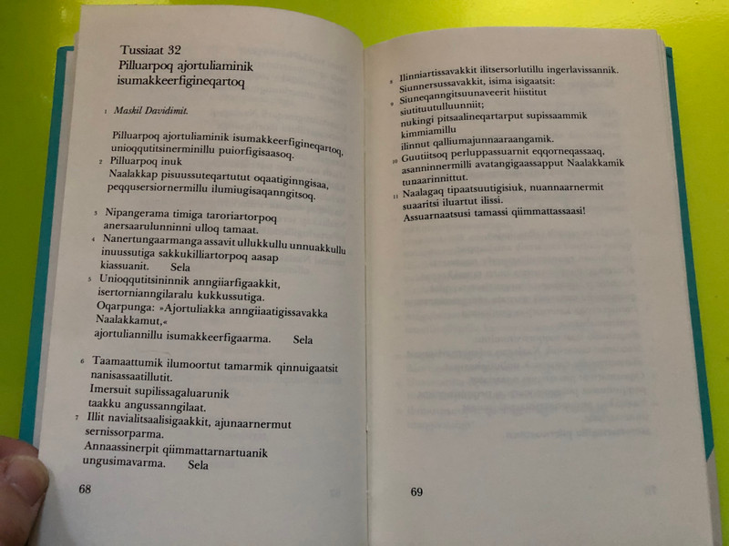 Tussiaatit – The Book of Psalms in Greenlandic (Kalaallisut), 1978 Edition (8775231026)