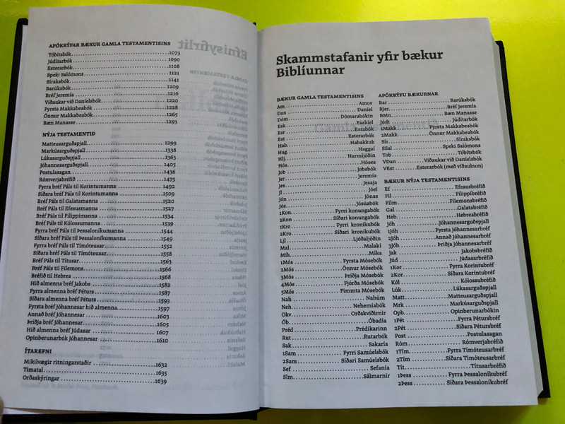 Biblían – Heilög Ritning (The Holy Bible in Icelandic, 2023 Edition) (9789935928115)
