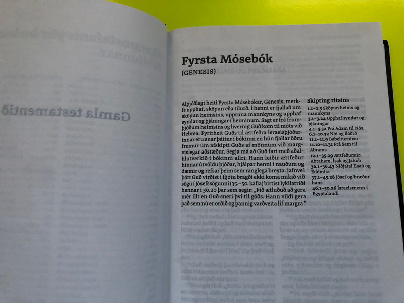 Biblían – Heilög Ritning (The Holy Bible in Icelandic, 2023 Edition) (9789935928115)