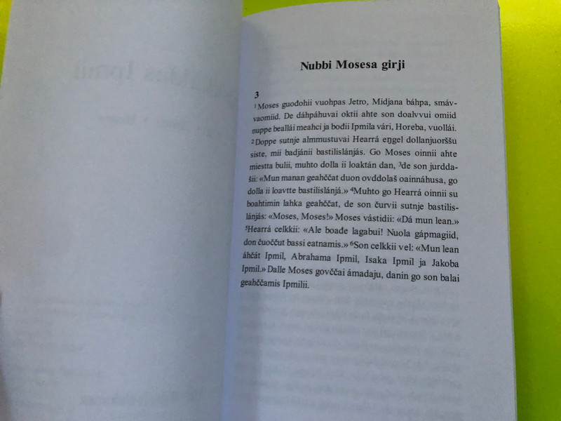 Oskkáldas Ipmil – Rut, Amos, Hosea (The Holy Bible in Northern Sámi, 2013) (9788254108680.)