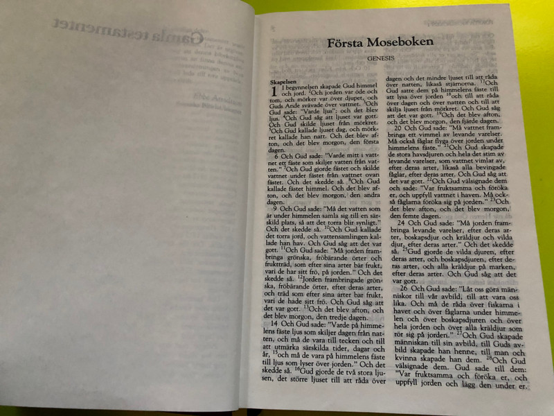 BIBELN – The Holy Bible (Svenska Bibelsällskapet Revision, Bokförlaget Libris, 1992) (9171946756)