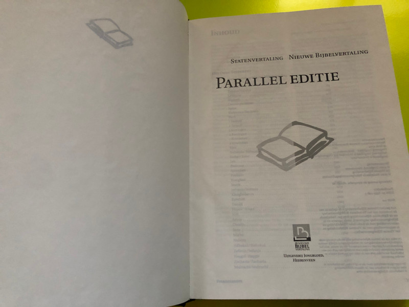 Statenvertaling / Nieuwe Bijbelvertaling – Paralleleditie (Parallel Edition, 2004) (9065392483)
