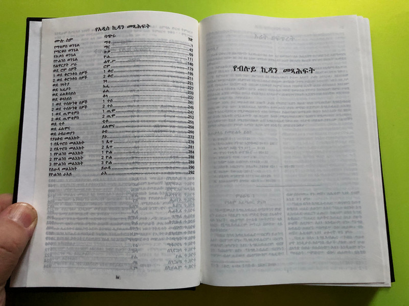 The Holy Bible in Amharic – Old and New Testaments | መጽሐፍ ቅዱስ – የብሉይና የሐዲስ ኪዳን መጻሕፍት (9788941291879)